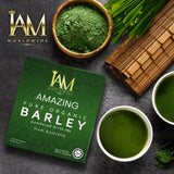 XLXZHYF Barley Grass Powder sachets stacked