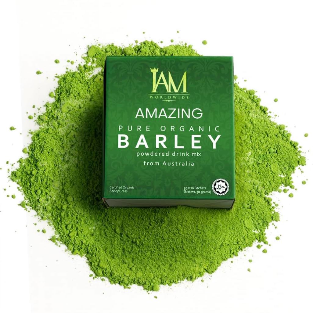 XLXZHYF Barley Grass Supplement box side view