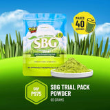 XLXZHYF Salveo Barley Grass Powder packaging back view