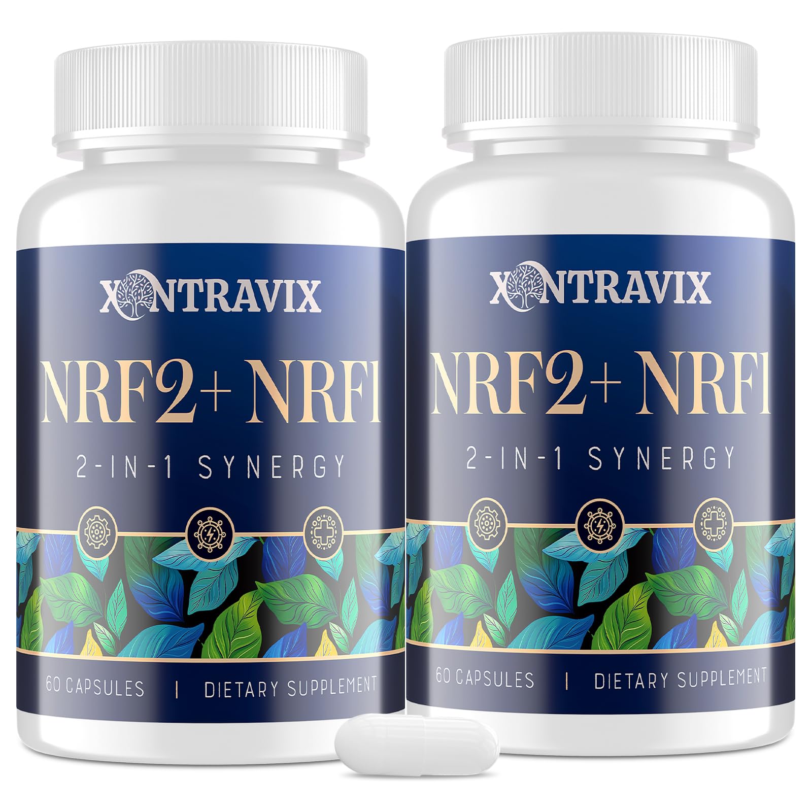 Xontravix Dual-Action Vitamin & Mineral Supplement front view