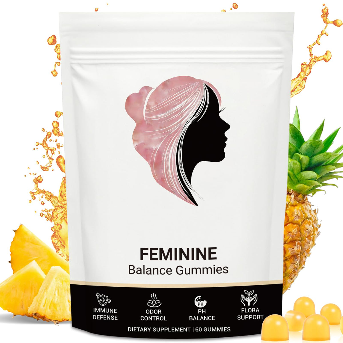 XOTMPFLY Women's Balanced Gummies front view with packaging