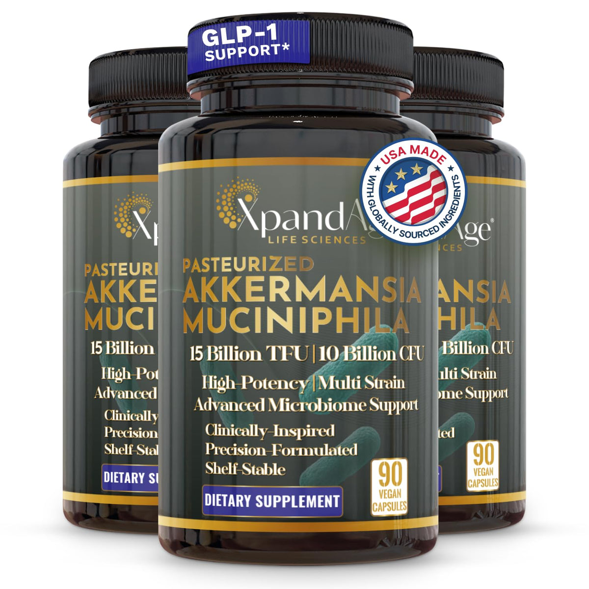 XpandAge Life Sciences Herbal Supplement 90 vegetarian capsules front view