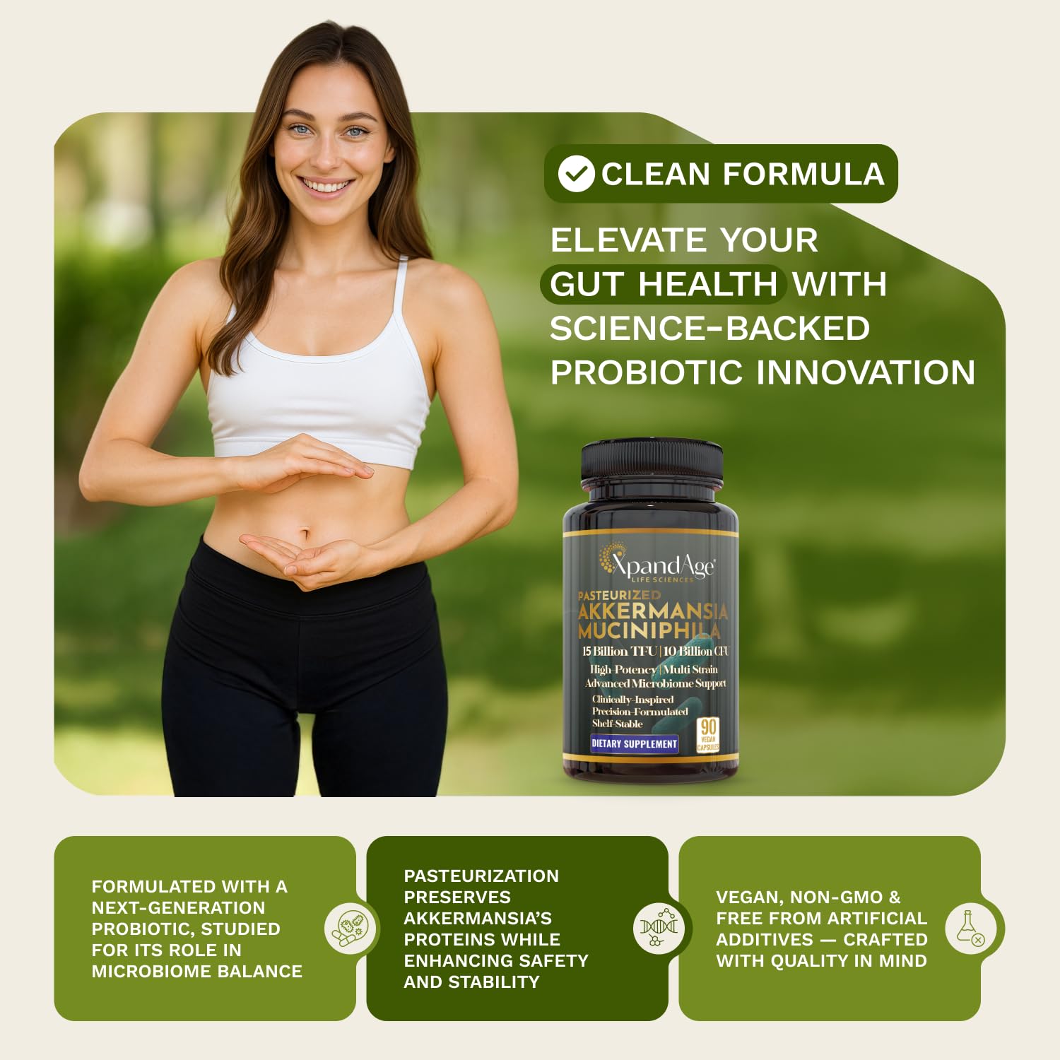 XpandAge Life Sciences Herbal Supplement bottle with label