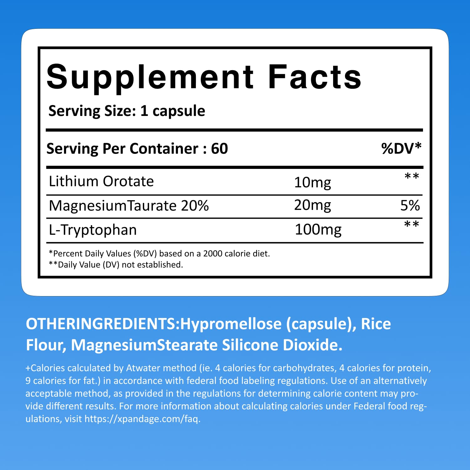 XpandAge Life Sciences supplement bottle with label