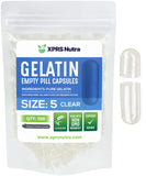 XPRS Nutra Empty Gelatin Capsules Size 5 front view