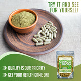 XPRS Nutra Ginkgo Biloba Capsules open bottle