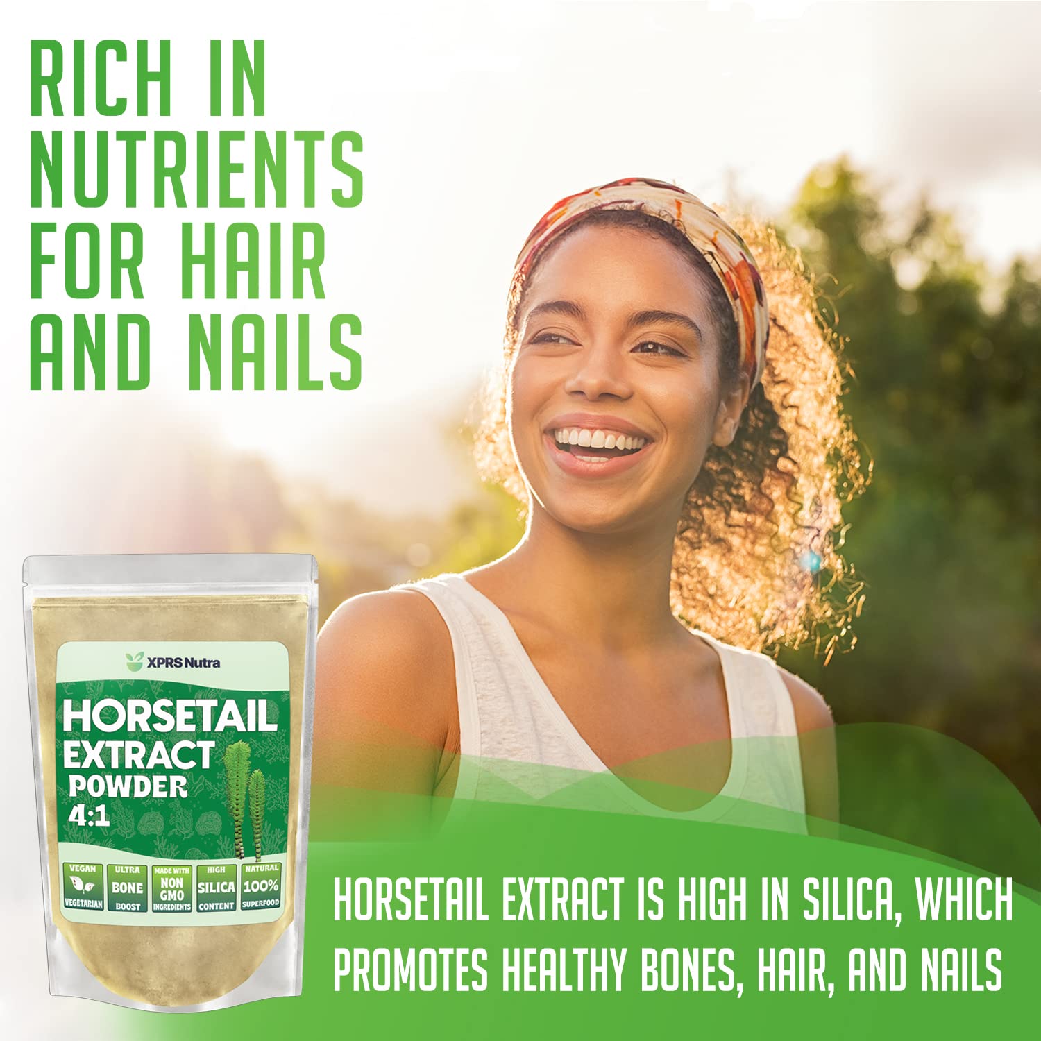 XPRS Nutra Horsetail Root Extract Powder 113g packaging