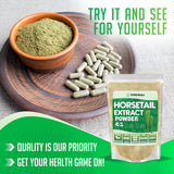 XPRS Nutra Horsetail Root Extract Powder 113g with measuring spoon