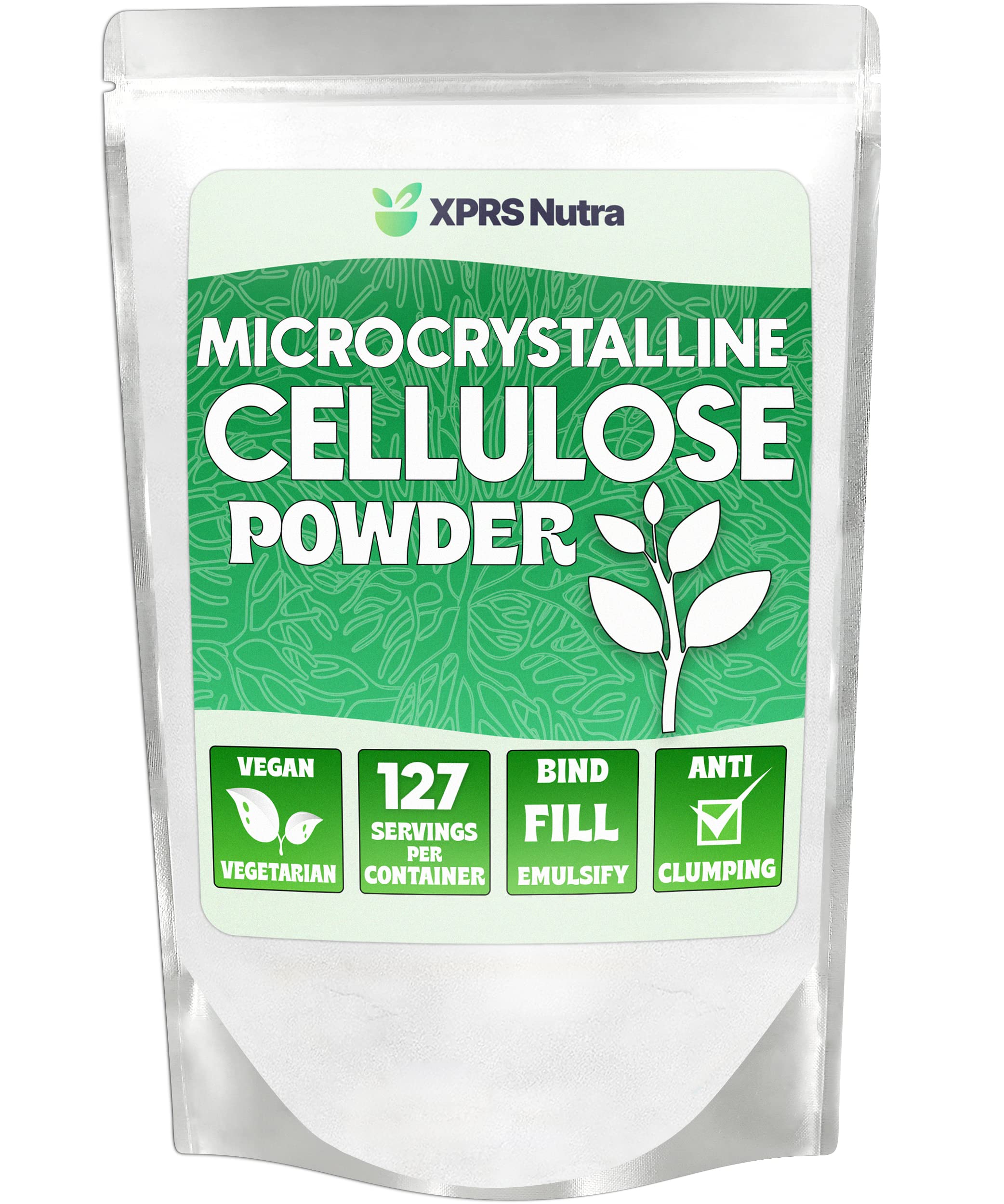 XPRS Nutra Microcrystalline Cellulose Powder 272g front view