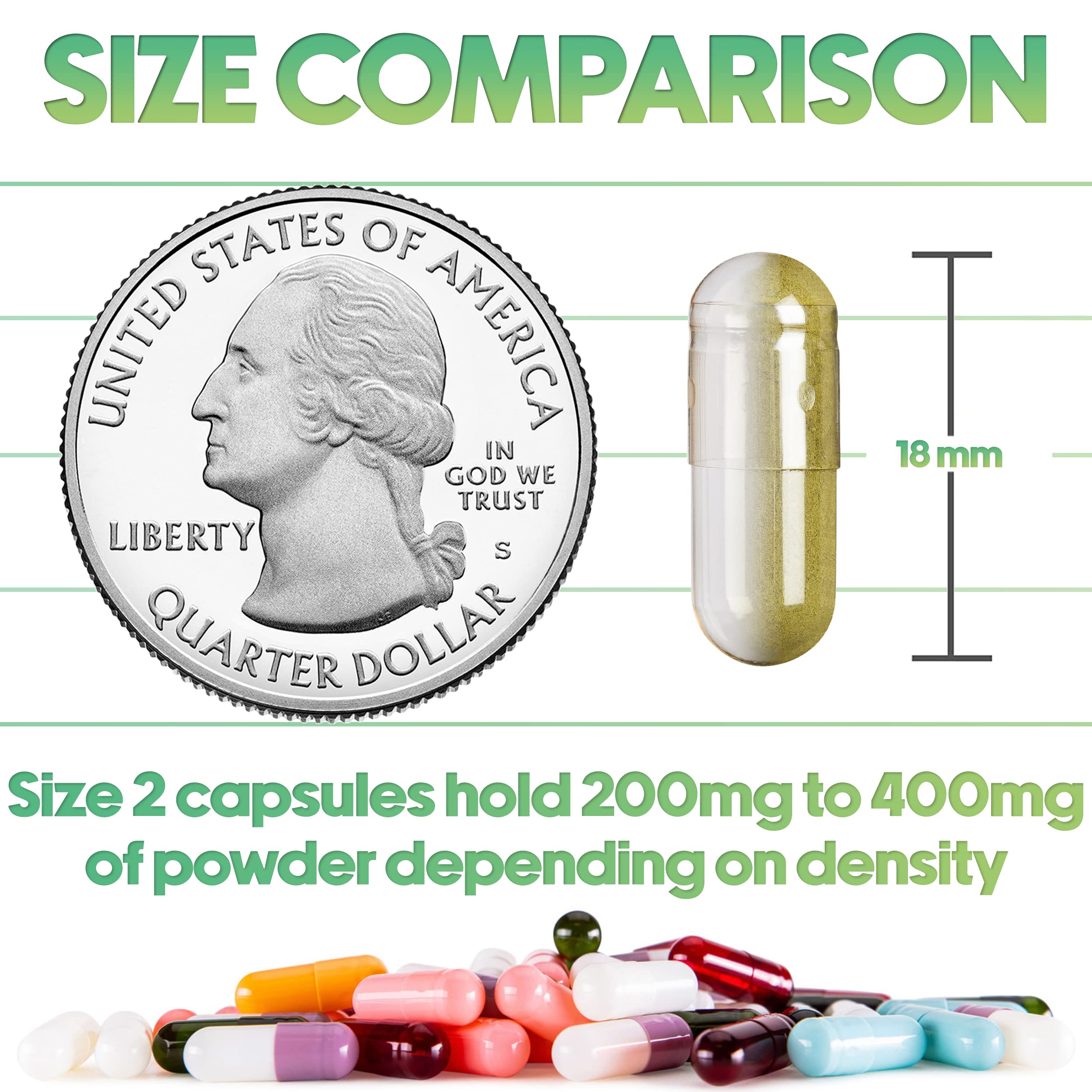 XPRS Nutra Size 2 Empty Vegetarian Capsules side view
