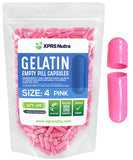 XPRS Nutra Size 4 Empty Gelatin Capsules pack front view