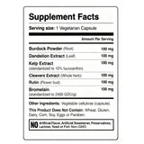 xsaucy Echinacea Lymphatic Complex 6-in-1 Herbal Supplement packaging