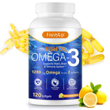 Xsvseie Fish Oil Omega-3 Supplement 1280mg softgels front view