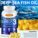 Xsvseie Fish Oil Omega-3 Supplement softgels on a table