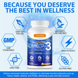 Xsvseie Fish Oil Omega-3 Supplement with natural lemon flavour