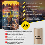 Xsvseie Shilajit Honey Sticks with a spoon