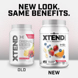 Xtend BCAA Powder 1125g scoop with powder