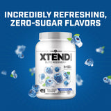 Xtend BCAA Powder 1125g with workout gear in the background