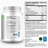 Xtend BCAA Powder 1215g back view with nutritional information