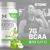 Xtend BCAA Powder 1215g side view showing packaging