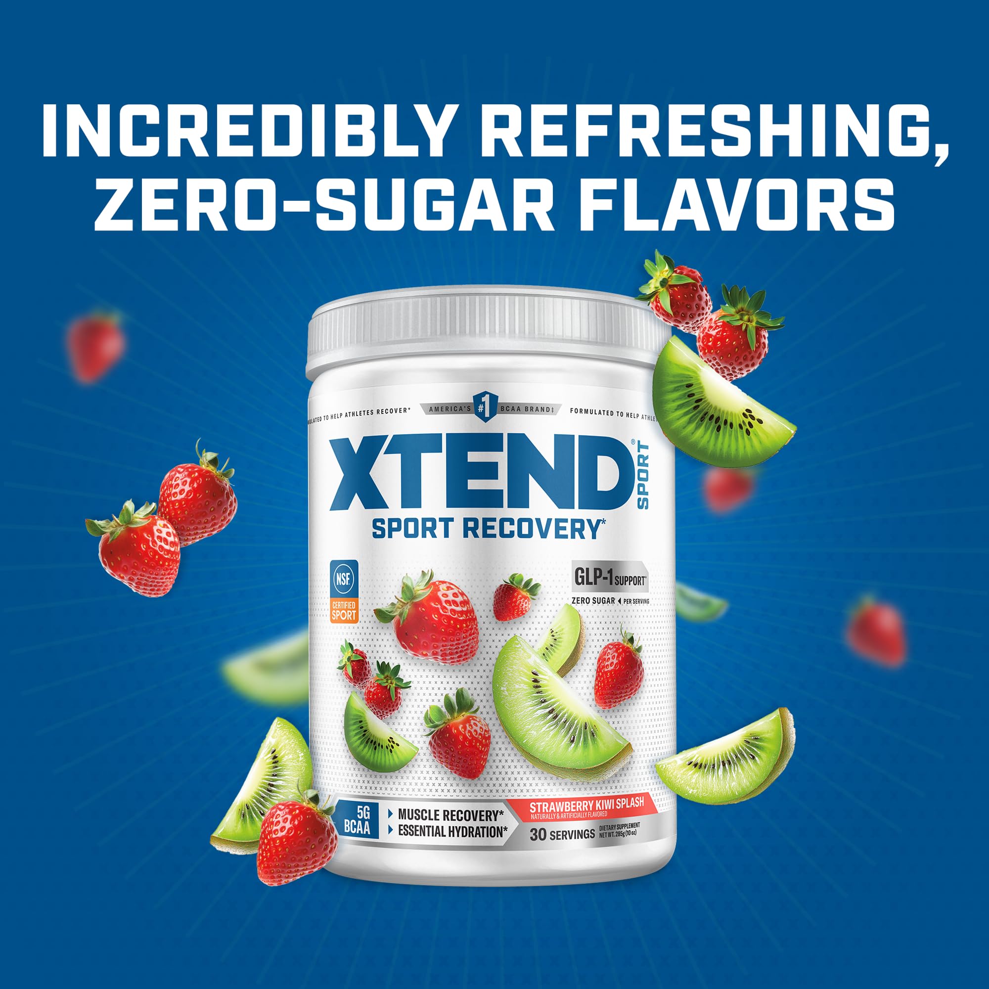Xtend BCAA Powder 345g mixed in water