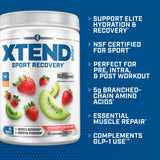 Xtend BCAA Powder 345g packaging side view