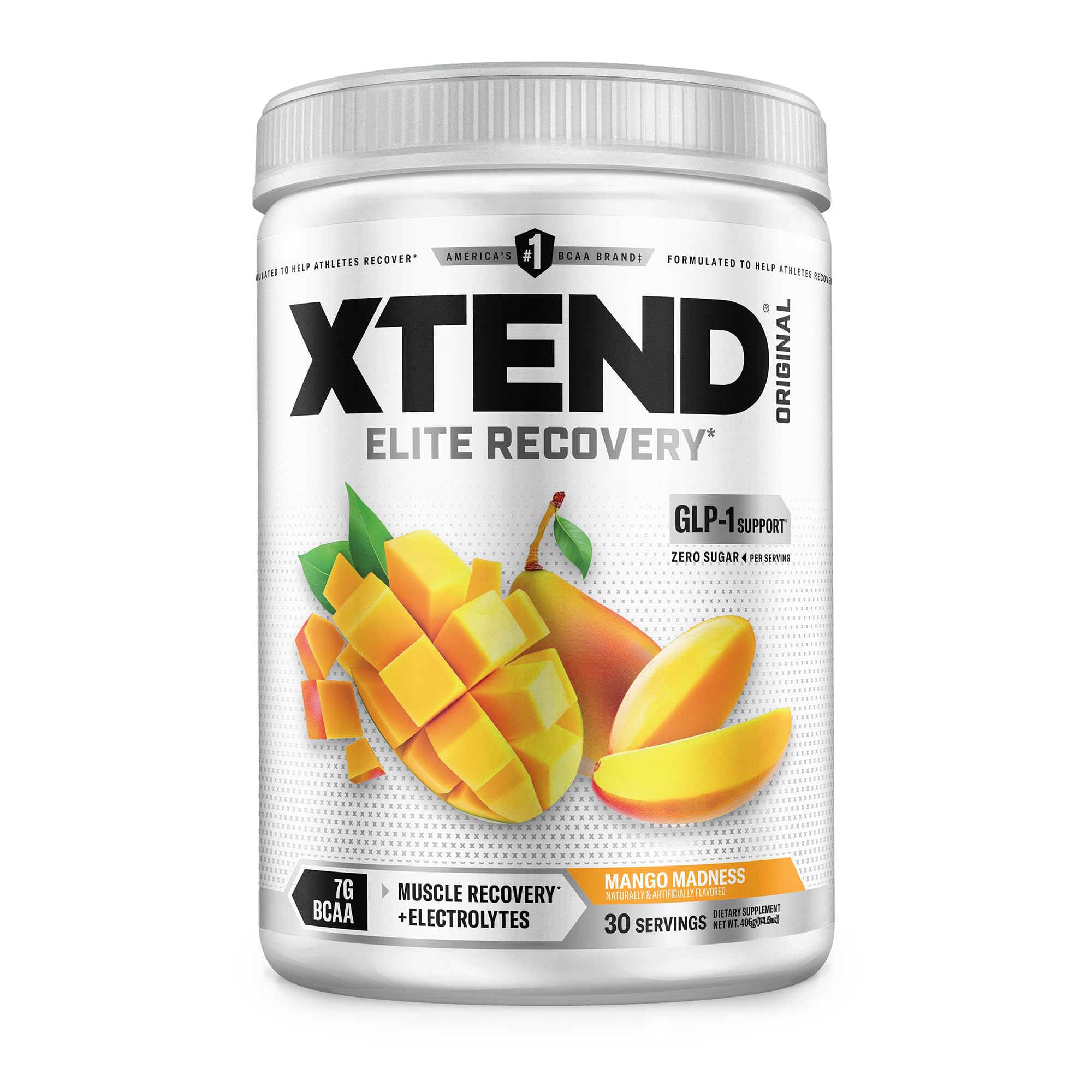 Xtend BCAA Powder 374g front view with packaging