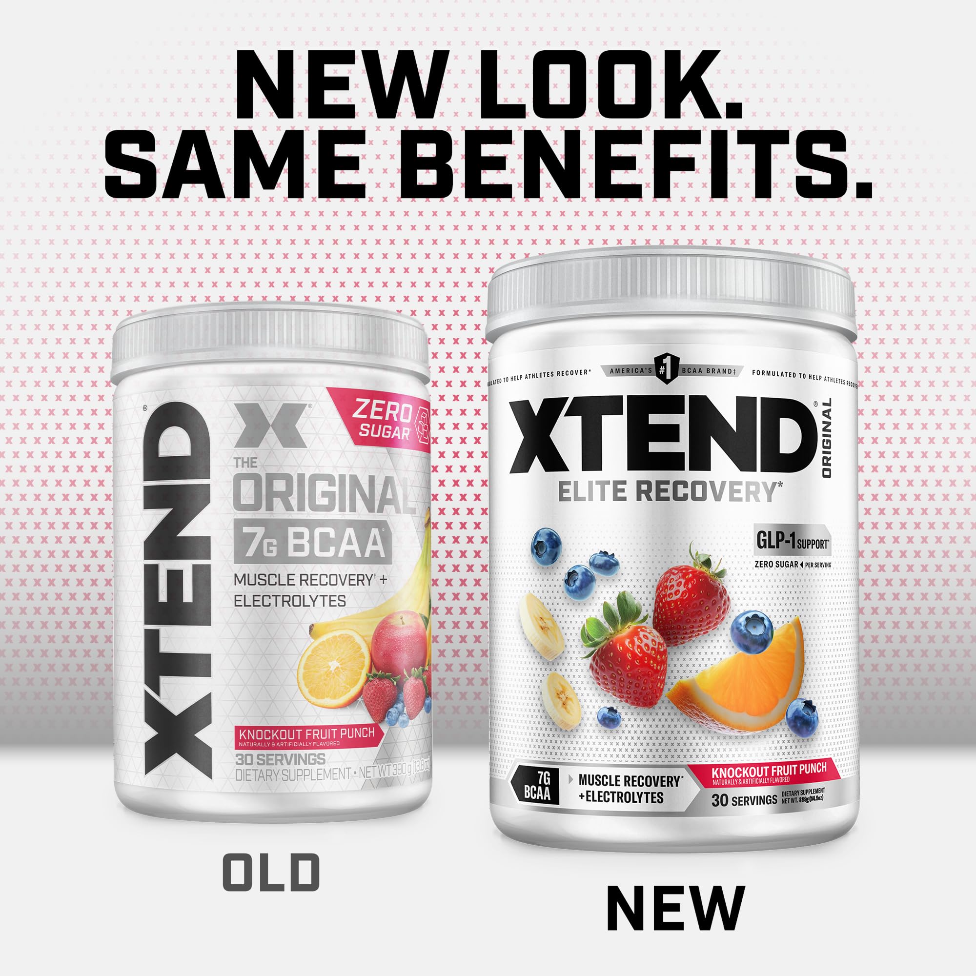 Xtend BCAA Powder 374g mixed in a shaker bottle