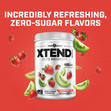 Xtend BCAA Powder 374g showing ingredients list