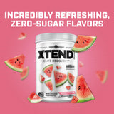 Xtend BCAA Powder 374g with electrolytes displayed