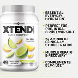 Xtend BCAA Powder mixed in a shaker bottle
