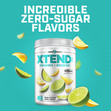Xtend BCAAs Original 336g displayed with fruit for flavour reference
