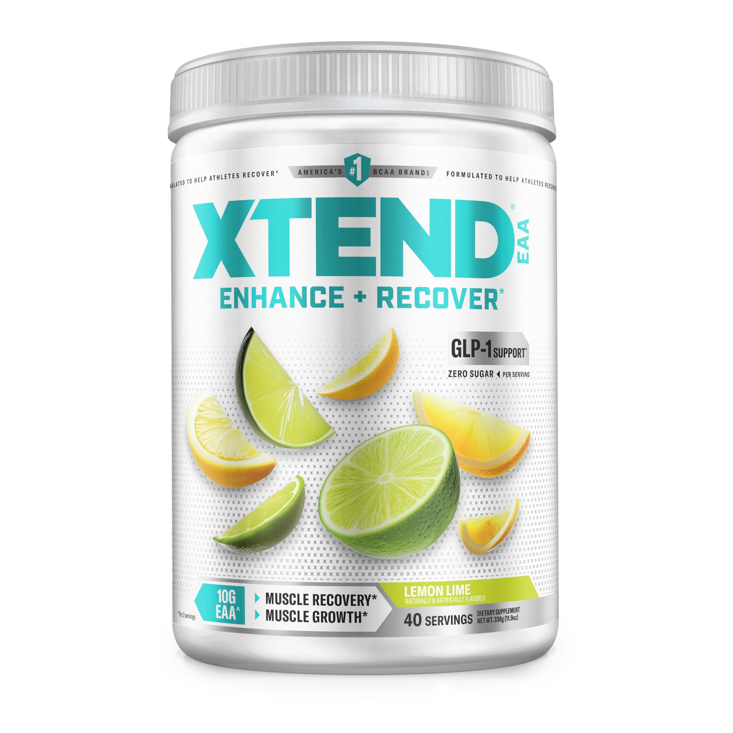 Xtend BCAAs Original 336g front view with vibrant packaging