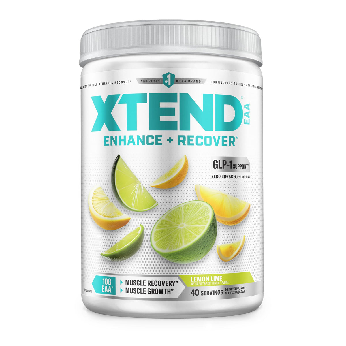 Xtend BCAAs Original 336g front view with vibrant packaging