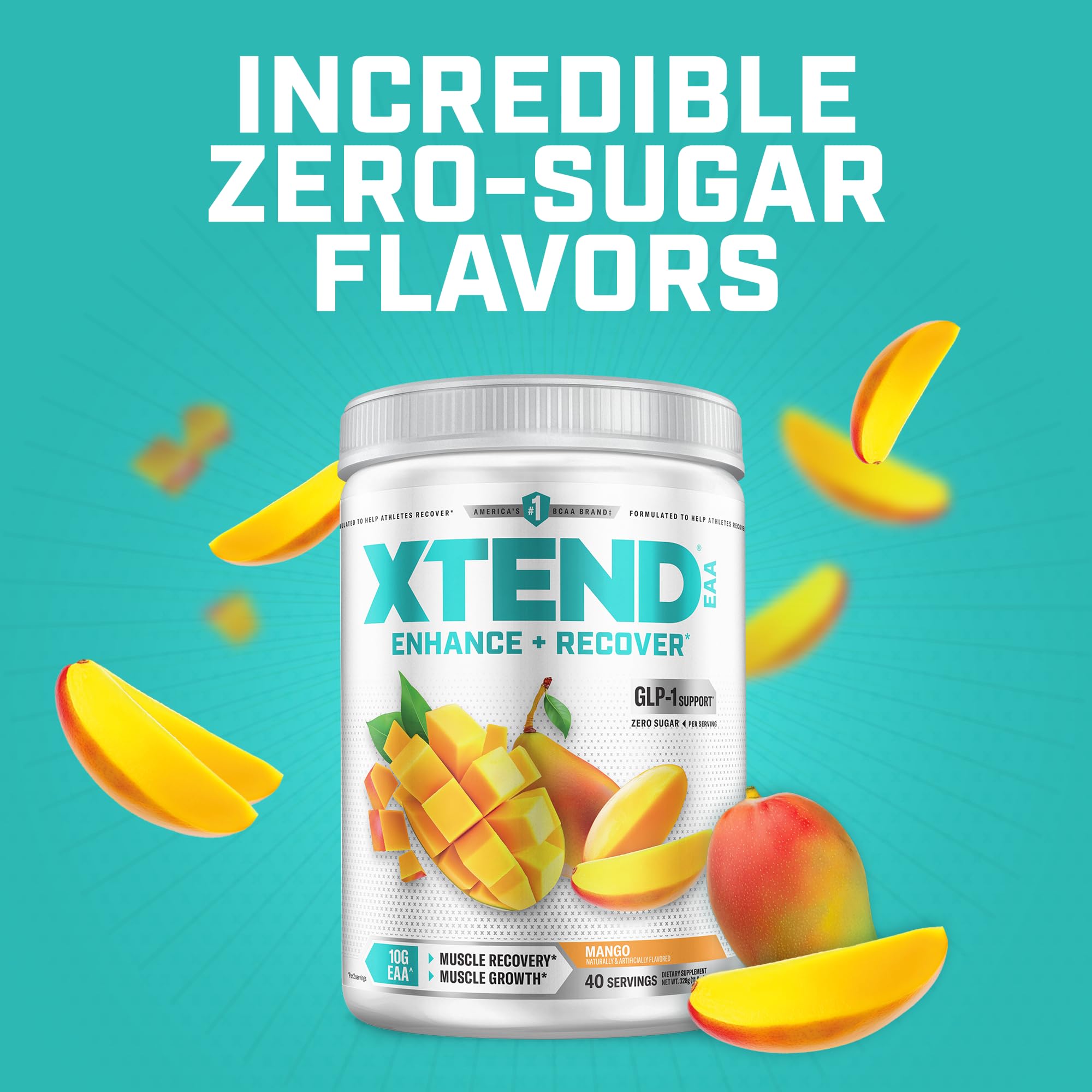 Xtend Essential Amino Acids Powder 328g in a shaker
