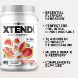 Xtend Original BCAAs 1278g in a glass of water