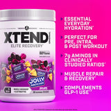 Xtend Original BCAAs 420g back view with nutritional information