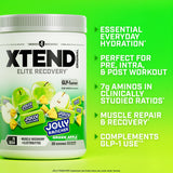 Xtend Original BCAAs 420g in a lifestyle setting with shaker bottle