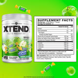 Xtend Original BCAAs 420g side view showing nutritional information