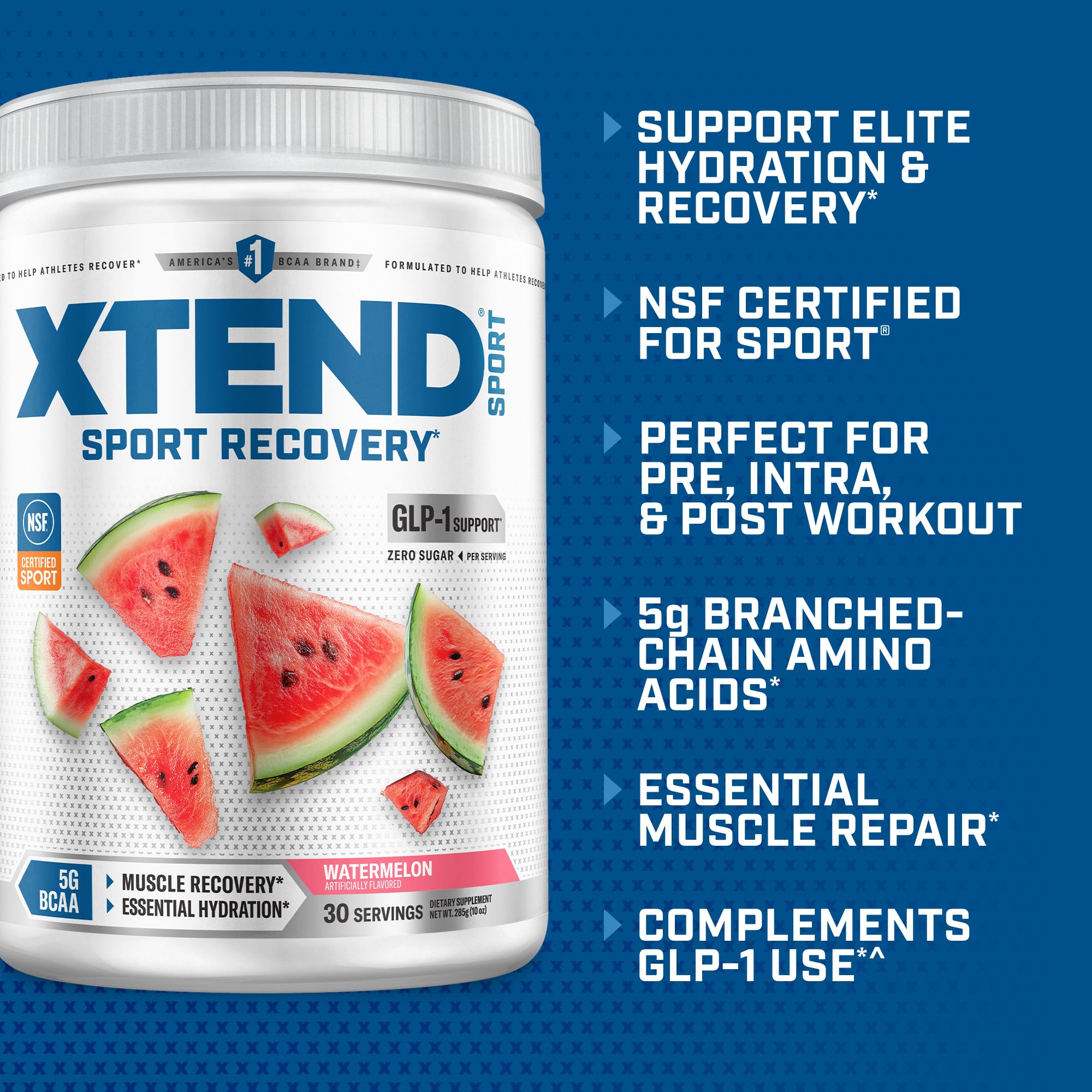 Xtend Sport BCAAs 283g scoop with powder
