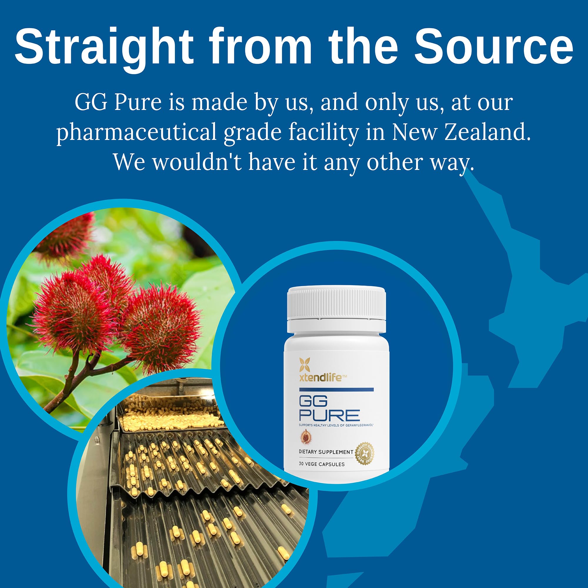 Xtendlife CoQ10 GG Pure Supplement ingredients list