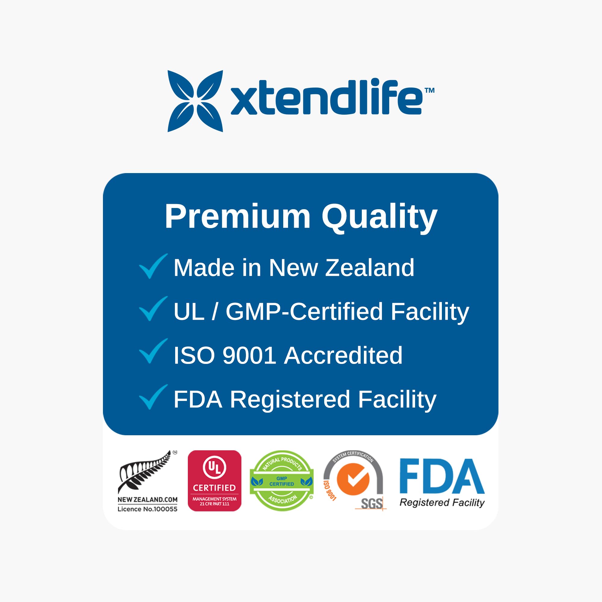 Xtendlife Multi-Xtra Daily Multivitamin 90 capsules in a hand