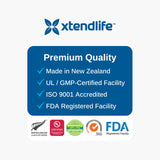 Xtendlife Multi-Xtra Daily Multivitamin 90 capsules in a hand