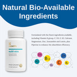 Xtendlife Multi-Xtra Daily Multivitamin 90 capsules side view