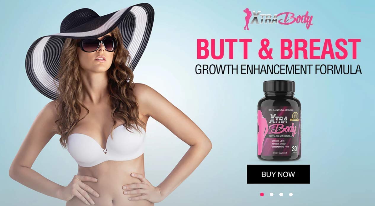 Xtra Body Butt and Breast support Vitamins packaging