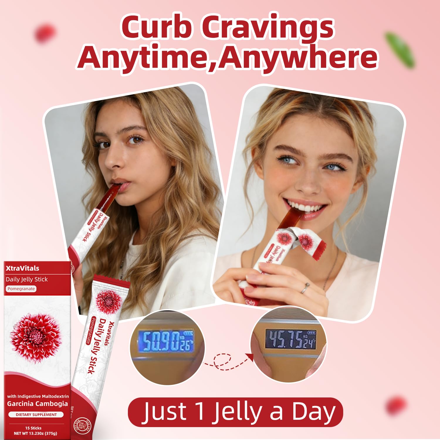 XtraVitals Coleology Cutting Jelly Stick individual packaging