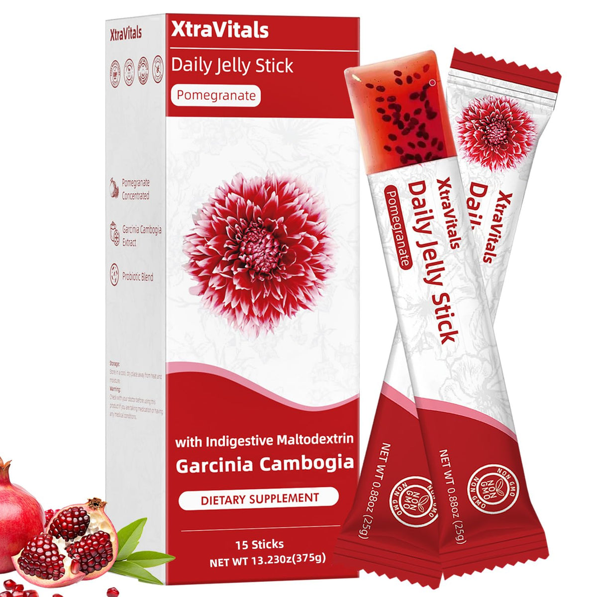 XtraVitals Coleology Cutting Jelly Sticks packaging front view