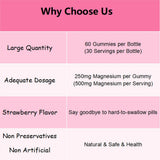 xuanhoo Magnesium Gummies 500mg strawberry flavour lifestyle shot