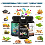 Xuore All-in-One Shilajit Mushroom Supplement capsule format