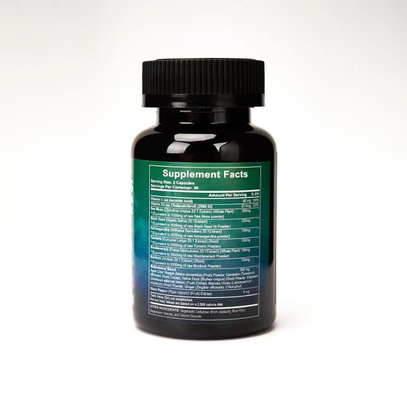 Xuore All-in-One Shilajit Mushroom Supplement on a wooden table
